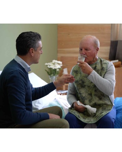 Bavaglio Oceano per anziani impermeabile - Uso ospedaliero | HIP Bavaglio Oceano per anziani impermeabile - Uso ospedaliero | HIP