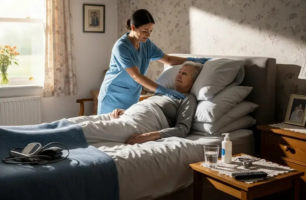 OSS mentre lavora in ambito domiciliare | HIP Sistema Letto