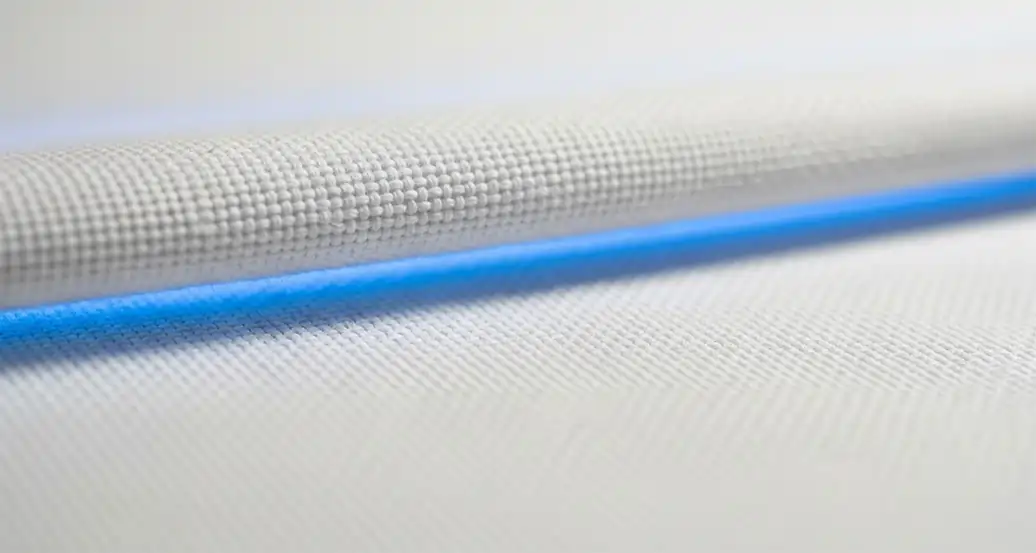 Tessuto pienamente sterilizzato, la luce blue sta a indicare la masisma pulizia | HIP SISTEMA LETTO