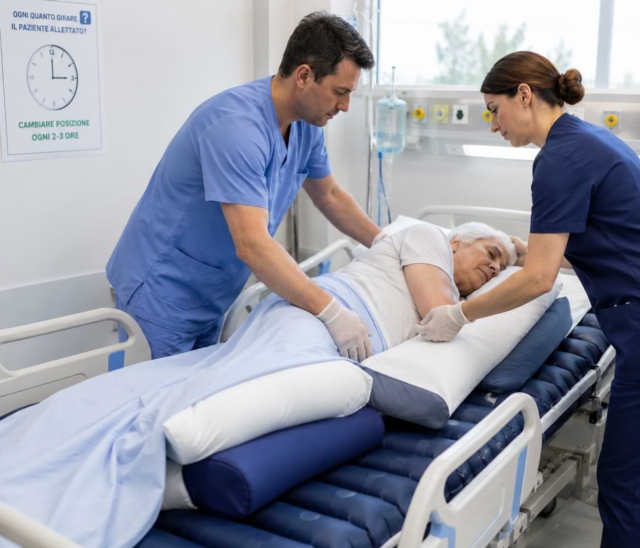 Ogni quanto girare un paziente allettato: la verità sulla regola delle due ore