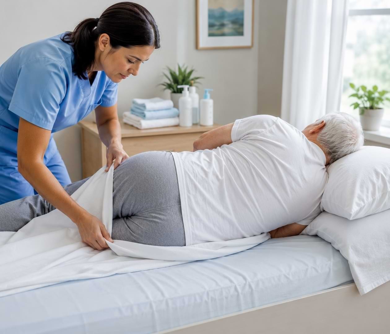 Come fare il letto a un paziente allettato: la guida completa per proteggere la pelle