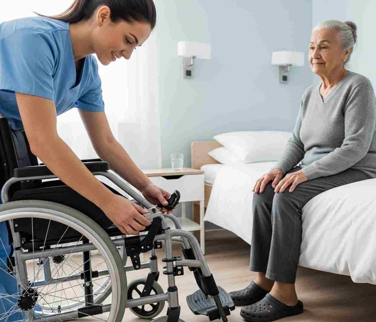 Spostamento dal letto alla carrozzina: tecniche per ridurre il rischio di traumi