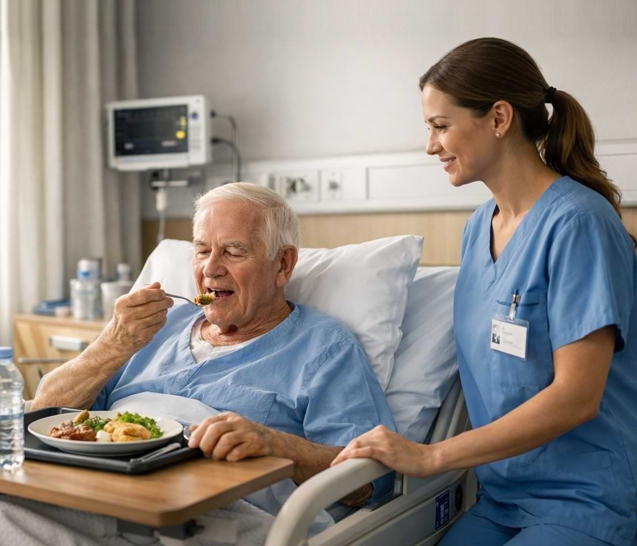 Il legame tra pasti e postura nel paziente allettato e il ruolo dell’alimentazione nella prevenzione delle complicanze